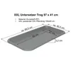 XXL Untersetzer Trog 97x41 anthrazit Produktbild-Vorschau 2