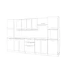 ULWEHOME | Küchenzeile 320 cm Beige, Küchenmöbel-Set Produktbild-Vorschau 11