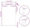 vidaXL Blackout roleta černá 125x150 cm šířka látky 121,6 Náhled obrázku produktu 8