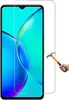 A screen protector is shown next to a smartphone. Produktbild-Vorschau