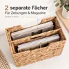 Homestyle4u Portariviste moderno in giacinto d'acqua Anteprima dell’immagine prodotto 5