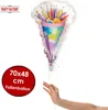 Folienballon Shape Back to school neutral t 48 x 70 cm Produktbild-Vorschau 2