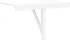A white wall-mounted folding table with a white support bracket. Podgląd zdjęcia produktu