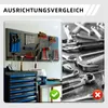 CCLIFE 4-tlg. Werkzeugwand Lochwand Werkzeuglochwand Metall Produktbild-Vorschau 5