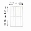 Fenstergitter ausziehbar 95 × 95 bis 165 × 165 cm Weiß – Produktbild-Vorschau 6