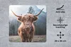 MuchoWow® Mauspad Mousepad Schottischer Hochländer - Kuh - Produktbild-Vorschau 2