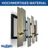 A modern coat rack mounted on a white wall. Produktbild-Vorschau
