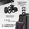 DEUBA® Set de 3x Valises Rigides M, L, XL - Serrure Voir les images du produit 4