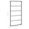 vidaXL Handtuchständer Schwarz 60x10x116 cm Stahl -  Produktbild-Vorschau 7