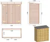 Abri jardin bois adossable "Lipki " - 1.79 x 0.9 x Voir les images du produit 4