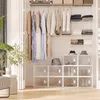 HOMCOM 18er Set Schuhboxen Schuh-Organizer mit magnetischen Produktbild-Vorschau 9