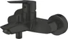 A black matte bathtub faucet is shown against a white background. Voir les images du produit