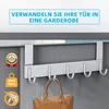 Türhaken, Türgarderobe zum Einhängen mit 5 Haken - Produktbild-Vorschau 2