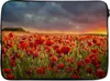 MuchoWow® Laptop Hülle 13 Zoll Sonnenuntergang - Mohnblumen Produktbild-Vorschau 1