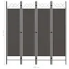 vidaXL 4-częściowa przegroda do pokoju antracyt 160 x 180 Podgląd zdjęcia produktu 5