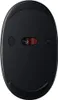 The bottom view of a black computer mouse. Produktbild-Vorschau