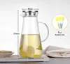 2,2 Liter Glas Karaffe Glaskrug mit Deckel, Wasserkaraffe, Produktbild-Vorschau 5