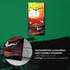 Wandbild Leinwand Bilder mit Uhr 30x60 Malerei Acrylfarbe Produktbild-Vorschau 5