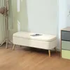 Banc HOMCOM avec rangement, assise rembourrée aspect Voir les images du produit 10