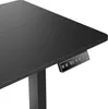 A close-up view of a black adjustable desk with a control panel showing height settings. Náhľad obrázku produktu