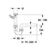 HAAS PP Spülensiphon 1 1/2,  mit 1 Kombi-Geräteanachluss DN Produktbild-Vorschau 2