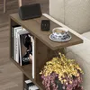 DECORTIE Homemania Modern Beistelltisch Dunkel Eiche Effekt Produktbild-Vorschau 2
