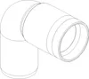 Poloplast POLO-KAL XS, Bogen, DN 32, 87, 1 pz. Anteprima dell’immagine prodotto 5