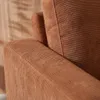 sweeek - 3-Sitzer-Sofa mit Cordbezug - Terracotta Produktbild-Vorschau 4