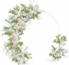 vidaXL Jednotlivý svadobný oblúk, biela farba, 220 x 45 x Náhľad obrázku produktu 3