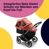 Bugaboo Sonnendach mit Lüftungsfenstern Donkey 3 Sunset Red Produktbild-Vorschau 5