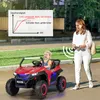 COSTWAY Auto per bambini a 2 posti con telecomando 2.4G, Anteprima dell’immagine prodotto 8