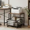 Support pour mini-réfrigérateur Relaxdays, avec panier Voir les images du produit 6