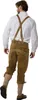 Lange Lederhose Jakob - olivbraun, 50 Produktbild-Vorschau 3