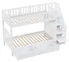 Letto a castello 90x200 cm per bambini, con scaletta Anteprima dell’immagine prodotto 7
