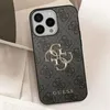 A close-up shot of a smartphone case with the Guess logo. Produktbild-Vorschau