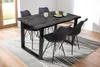 Möbelretoure Esstisch 120x80 cm Baumkante Holz Grau-Optik Produktbild-Vorschau 4