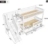 Flieks Etagenbett 90x200cm mit Rutsche, Kinderbett mit Produktbild-Vorschau 7