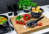 A kitchen scene with cooking ingredients and utensils. Produktbild-Vorschau