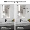 Puluomis Armoire de toilette avec éclairage variable en 3 Voir les images du produit 6