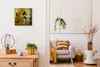 Coloray Uhr auf Leinwand 30x30 cm Wand Uhr Dekoration Produktbild-Vorschau 3