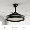 Stropný ventilátor s LED osvetlením, 4 sklopnými lopatkami Náhľad obrázku produktu 8