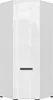 A white corner cabinet with a gray handle. Produktbild-Vorschau