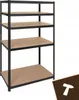Bigstren 27510 Metalen opbergrek, 5 planken, 180 x 100 x 60 Productafbeelding-voorbeeld 3