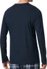 Schiesser Herren Langarmshirt Rundhals Gr. 52  nachtblau Produktbild-Vorschau 3