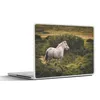 MuchoWow® Laptop Aufkleber Sticker Cover Pferd - Weiß - Produktbild-Vorschau 1