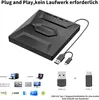 Externes CD DVD Laufwerk, DVD-RW-Rekorder, Externes Produktbild-Vorschau 7