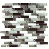 Mosaikfliesen Glas Marmor Lila Braun 3 Mix Format Produktbild-Vorschau 5