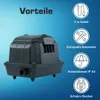 Teichbelüfter 600 L/H stufenlos regulierbar | 10 Watt Produktbild-Vorschau 2