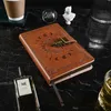 Diario con chiusura a chiave, formato A5, in pelle vintage, Anteprima dell’immagine prodotto 5