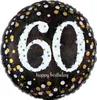 AMSCAN 3213201 Ballon en plastique Happy Birthday 60 - Ø 43 Voir les images du produit 1